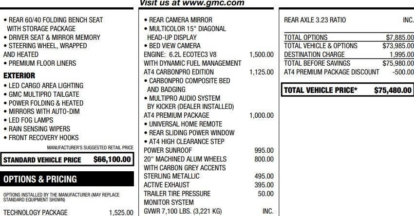 used 2024 GMC Sierra 1500 car, priced at $58,995