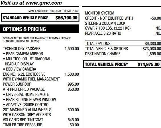 used 2023 GMC Sierra 1500 car, priced at $54,995