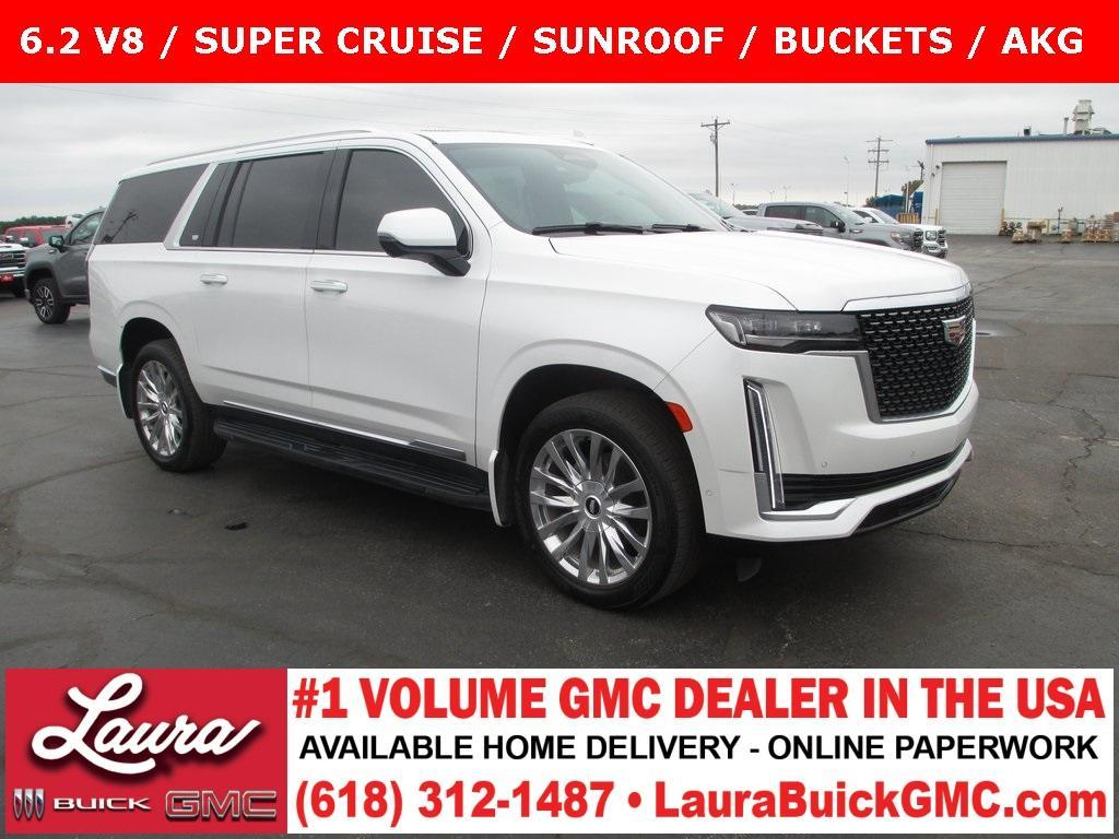 used 2022 Cadillac Escalade ESV car, priced at $56,995