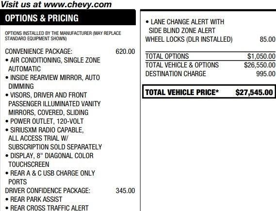 used 2021 Chevrolet TrailBlazer car, priced at $21,995