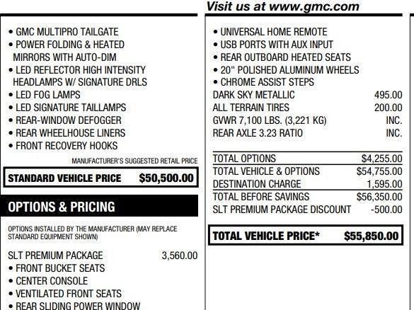 used 2020 GMC Sierra 1500 car, priced at $37,995