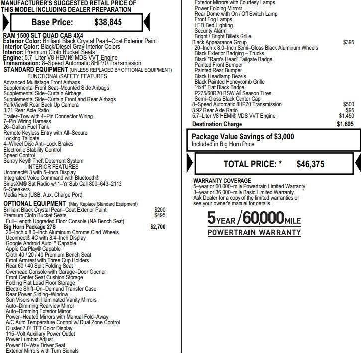 used 2019 Ram 1500 Classic car, priced at $26,995