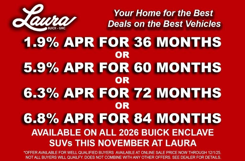 new 2026 Buick Enclave car, priced at $47,831