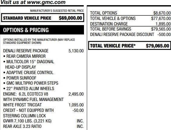 used 2023 GMC Sierra 1500 car, priced at $57,995