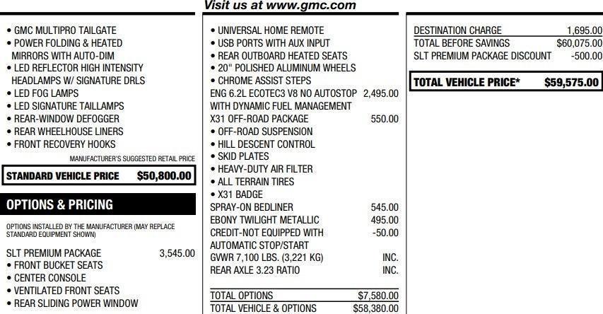 used 2021 GMC Sierra 1500 car, priced at $39,995