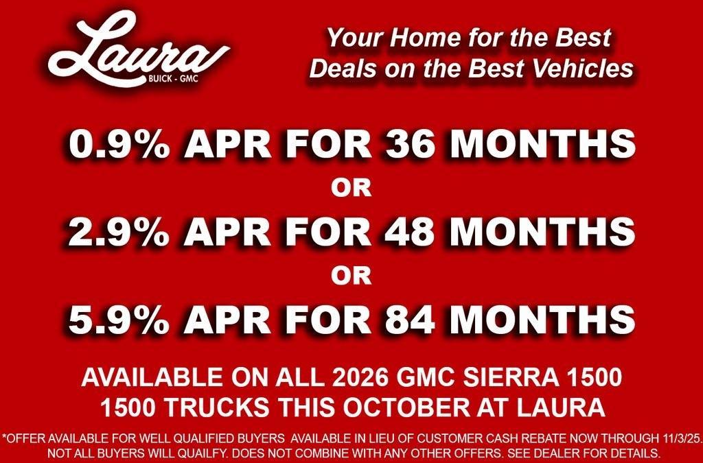 new 2026 GMC Sierra 1500 car, priced at $69,532