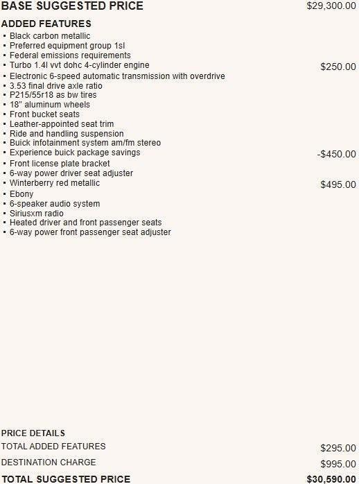 used 2019 Buick Encore car, priced at $16,995