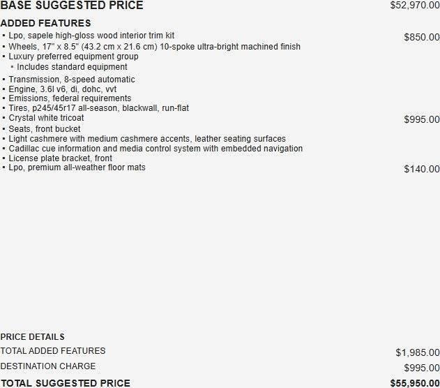 used 2015 Cadillac CTS car, priced at $17,995