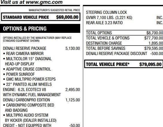 used 2023 GMC Sierra 1500 car, priced at $54,995