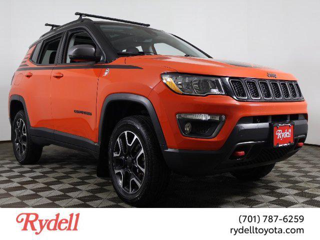 used 2021 Jeep Compass car, priced at $17,999
