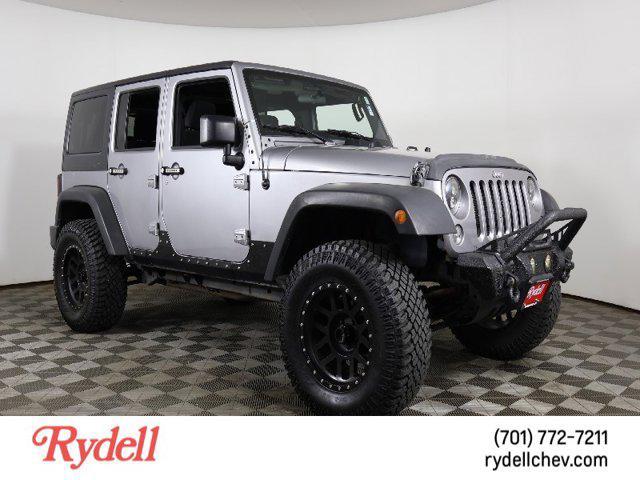 used 2017 Jeep Wrangler Unlimited car, priced at $14,990
