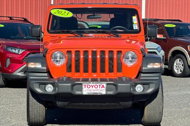 used 2023 Jeep Wrangler car, priced at $29,692