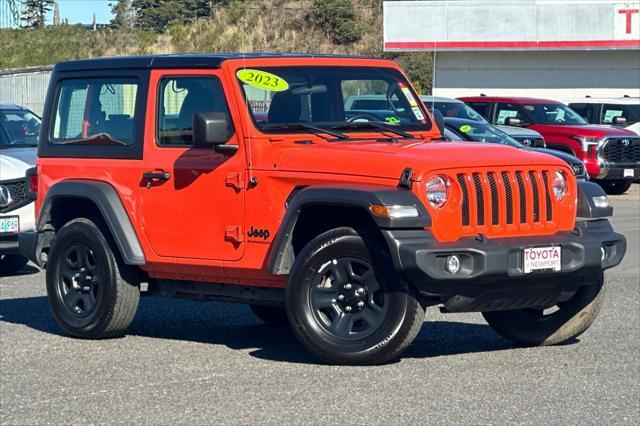 used 2023 Jeep Wrangler car, priced at $28,000