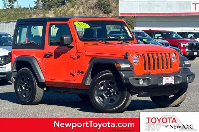 used 2023 Jeep Wrangler car, priced at $28,000