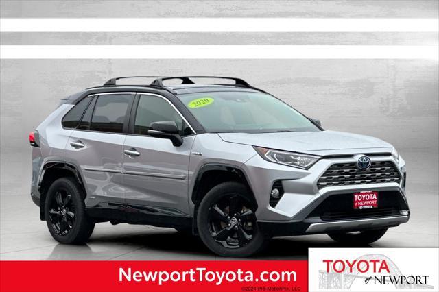 used 2020 Toyota RAV4 Hybrid car, priced at $30,000