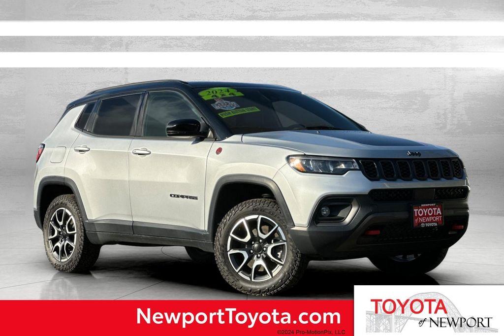 used 2024 Jeep Compass car, priced at $24,500