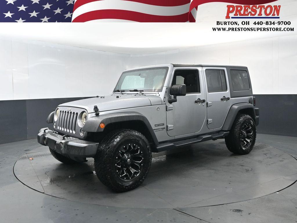 used 2018 Jeep Wrangler JK Unlimited car, priced at $19,300