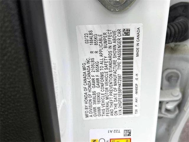 used 2023 Honda Civic Si car, priced at $28,888