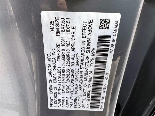 used 2025 Honda CR-V car, priced at $34,999