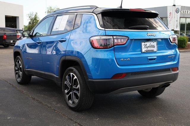 used 2022 Jeep Compass car, priced at $23,100