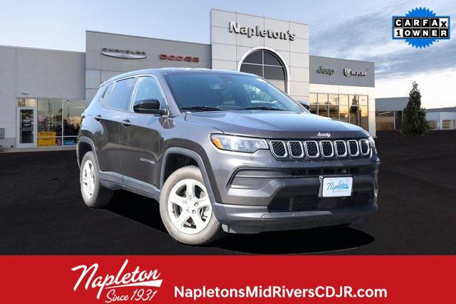 used 2023 Jeep Compass car, priced at $19,159