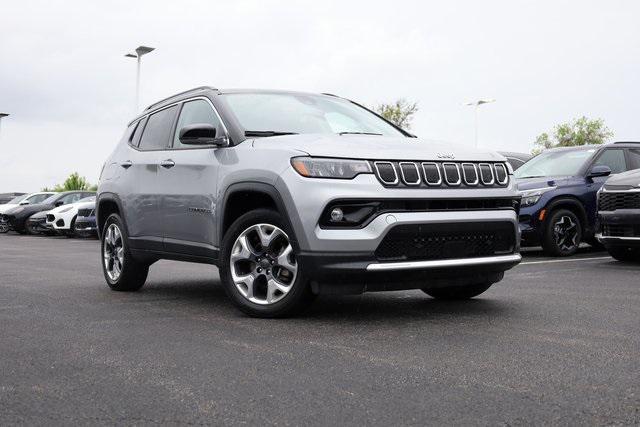 used 2022 Jeep Compass car, priced at $23,400