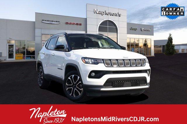 used 2022 Jeep Compass car, priced at $21,400