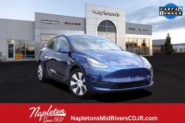 used 2021 Tesla Model Y car, priced at $27,500