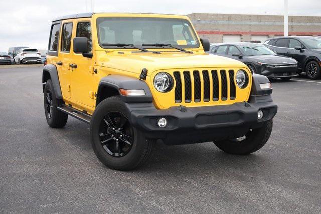 used 2021 Jeep Wrangler Unlimited car, priced at $31,495