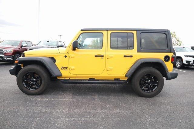 used 2021 Jeep Wrangler Unlimited car, priced at $31,495