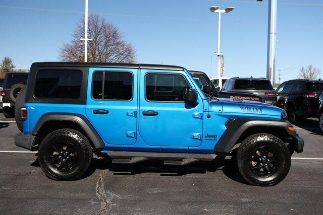 used 2021 Jeep Wrangler Unlimited car, priced at $26,989