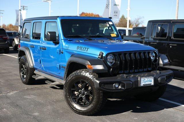 used 2021 Jeep Wrangler Unlimited car, priced at $26,989