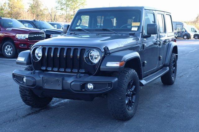 used 2021 Jeep Wrangler Unlimited car, priced at $30,000