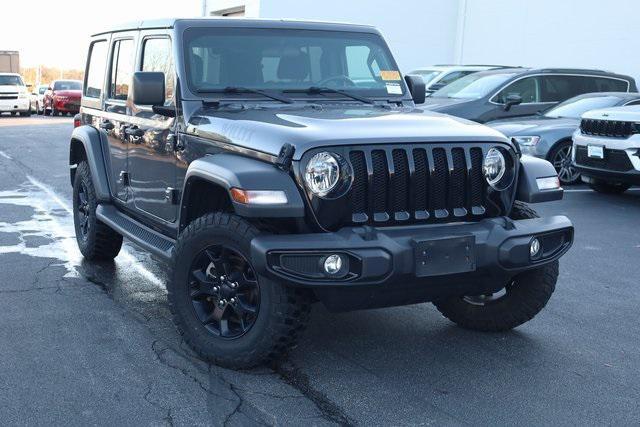 used 2021 Jeep Wrangler Unlimited car, priced at $30,000