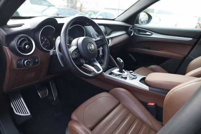 used 2021 Alfa Romeo Stelvio car, priced at $24,000