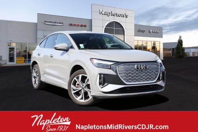 used 2023 Audi Q4 e-tron car, priced at $29,699