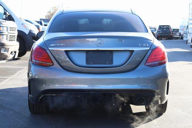 used 2020 Mercedes-Benz AMG C 43 car, priced at $37,000