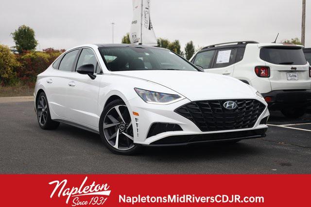 used 2021 Hyundai Sonata car, priced at $16,999