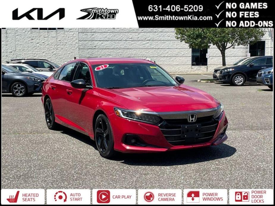 used 2021 Honda Accord car, priced at $25,281