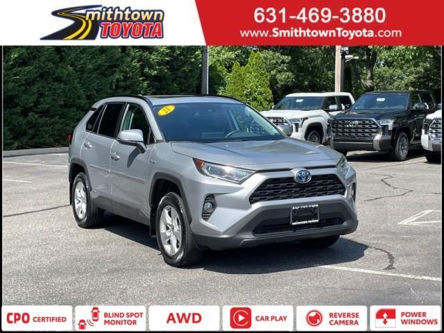 used 2021 Toyota RAV4 Hybrid car, priced at $34,995