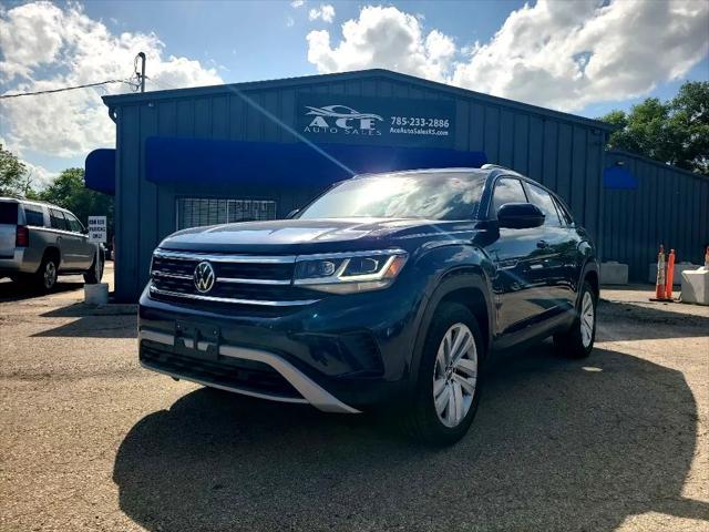 used 2022 Volkswagen Atlas Cross Sport car, priced at $20,995