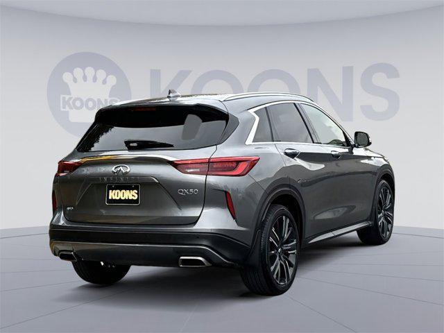 used 2021 INFINITI QX50 car, priced at $22,000