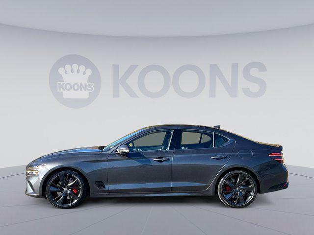 used 2022 Genesis G70 car, priced at $32,500