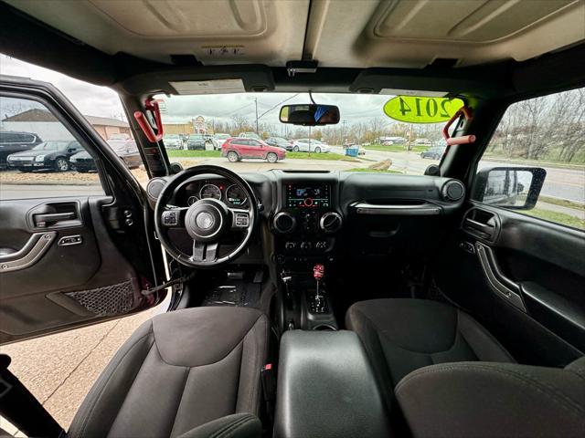 used 2014 Jeep Wrangler Unlimited car, priced at $15,500