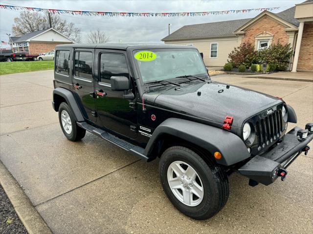 used 2014 Jeep Wrangler Unlimited car, priced at $15,500