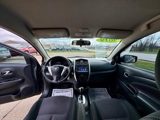 used 2019 Nissan Versa car, priced at $9,900