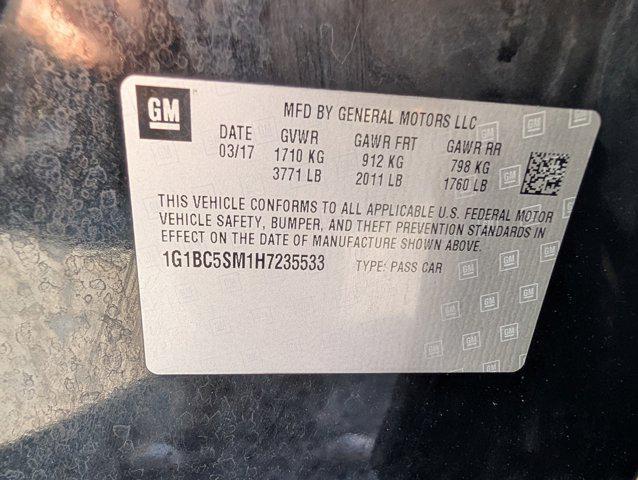 used 2017 Chevrolet Cruze car, priced at $9,900