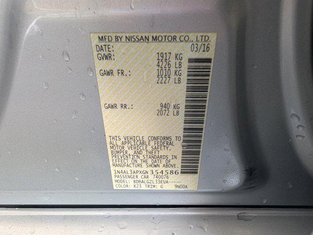 used 2016 Nissan Altima car, priced at $11,900