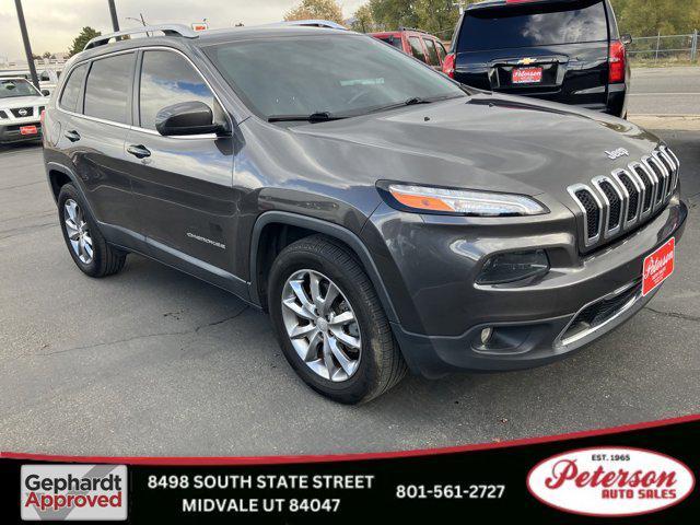 used 2018 Jeep Cherokee car, priced at $17,500