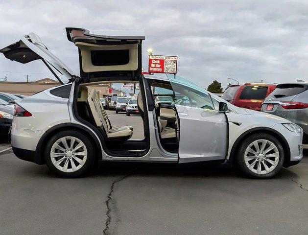 used 2018 Tesla Model X car, priced at $34,900